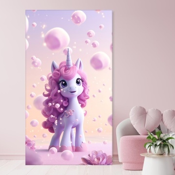 Tablou Canvas Unicornul Magic în Lumea Viselor CGN32