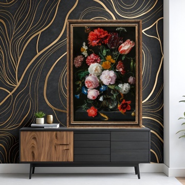 Tablou Natură statică cu flori | Jan Davidsz de Heem & Rachel Ruysch CFN6 - Img 5