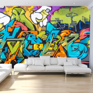 Fototapet Grafitti Urban Perete PPS5 - Img 2