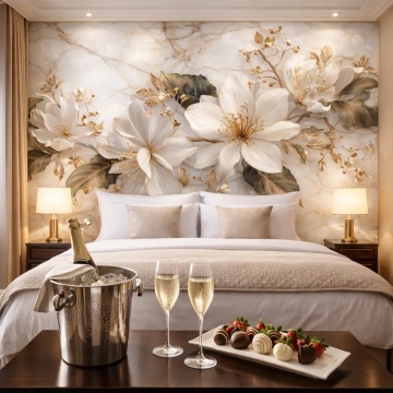 Fototapet Magnolia Marble Elegance flar93