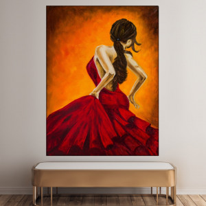 Tablou Canvas Dansatoare de Flamenco FAB115