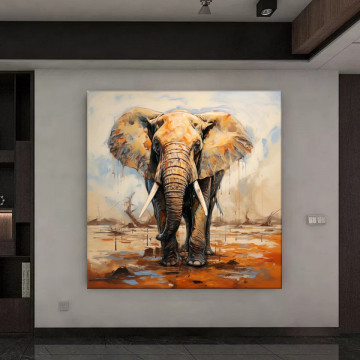 Tablou Canvas Elefantul cu Colti ASJ31 - Img 3