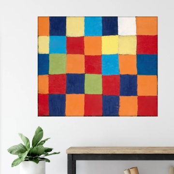 Tablou Canvas Paul Klee - Diagrama de Culori Qu1 RPK15 - Img 3