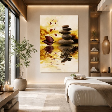 Tablou Canvas Pietre Spa MSP47 Receptie Spa