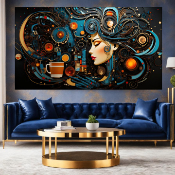 Tablou Canvas Coffee Universe Medusa DIGA7