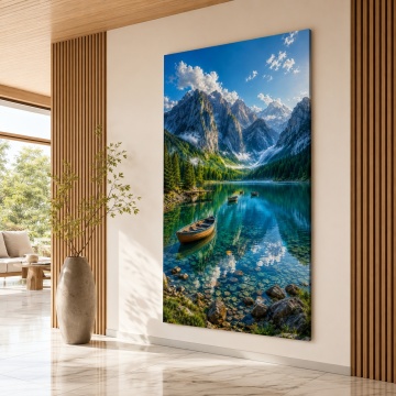 Tablou Canvas Oază de Liniște în Munți PIN87