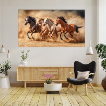 Tablou Canvas Spirit Liber – Armăsari ANLS44 - Img 3