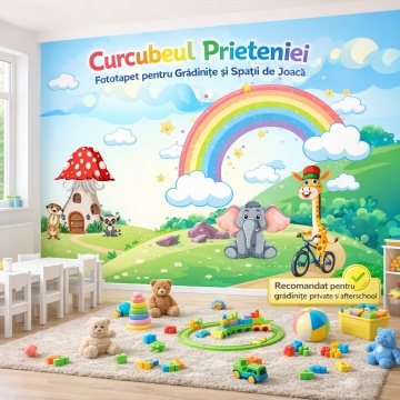 Curcubeul Prieteniei – Fototapet pentru Grădinițe și Spații de Joacă CGN11 - Img 3