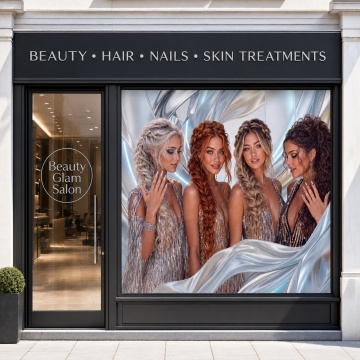Fototapet Beauty Queens – Eleganță în Reflexii Argintii BNPF1 Vitrina
