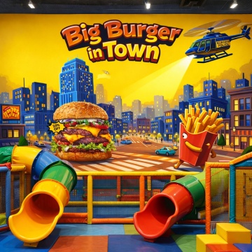 Fototapet Big Burger in Town GMF20 - Img 3