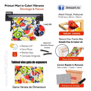 Multicanvas Set 3 Tablouri Orhidee cu Pietre Spa ORST116 - Img 2