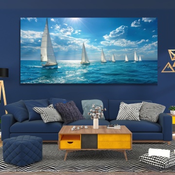 Tablou Canvas Veliere pe Marea Albastră PIN50