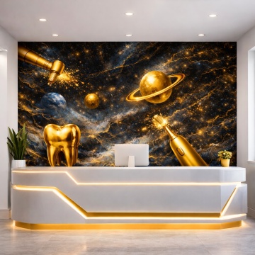 Fototapet Dental Gold Cosmos DNT55