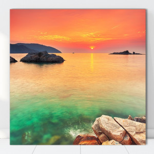 Tablou Canvas Apus Portocaliu BNLS58