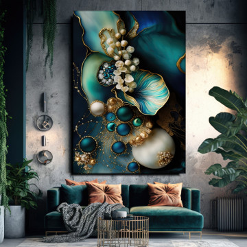 Tablou Canvas Bijuterii Abstracte ABFR37