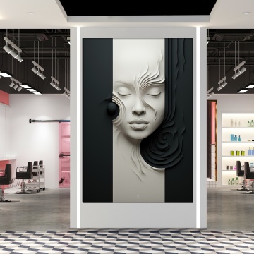 Tablou Canvas Chipul Armonios Yin Yang MYW46 - Img 5