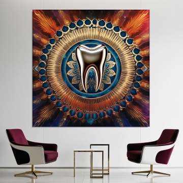 Tablou Canvas Dinte 3D Futurist ATCH21 - Img 4