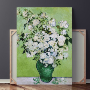 Tablou Van Gogh - Vaza cu Trandafiri Albi