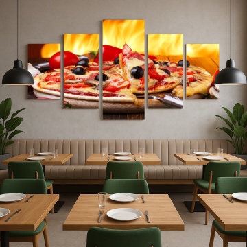 Multicanvas Set Pizza Prestige la Cuptor GMF19