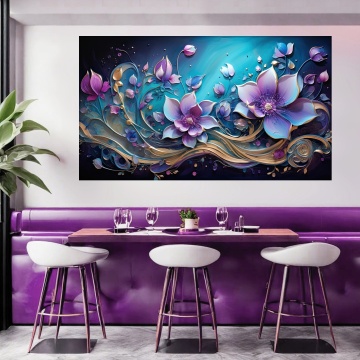 Tablou Canvas Dansul Vibrant Al Florilor BYL19 - Img 3