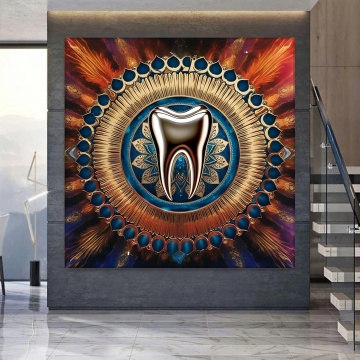 Tablou Canvas Dinte 3D Futurist ATCH21