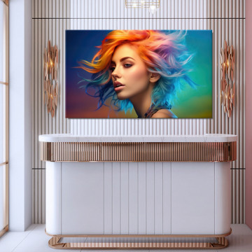 Tablou Canvas Ilustratie Digitala Par Multicolor ALLFB88 - Img 3