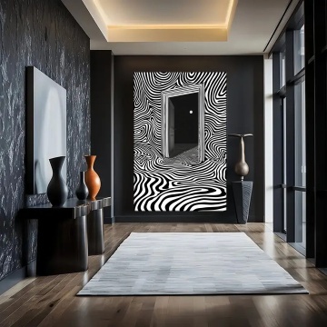 Tablou Canvas Iluzie 3D Zebra – Ușa spre Alt Univers ABSN28 - Img 4