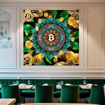 Tablou Canvas Mandala Bitcoin MND1 - Img 6