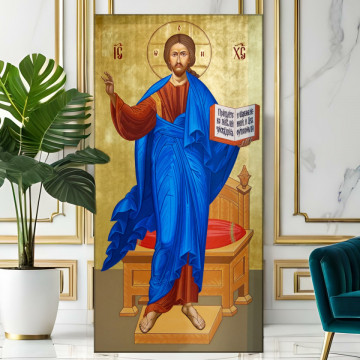 Tablou Canvas Icoana Iisus Hristos Mântuitorul ICR29