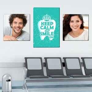 Tablou Canvas Keep Calm and Smile On TH36 - Img 3