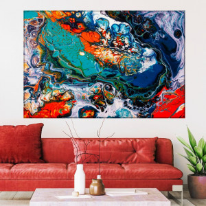 Tablou Canvas Abstract Colors ATF52
