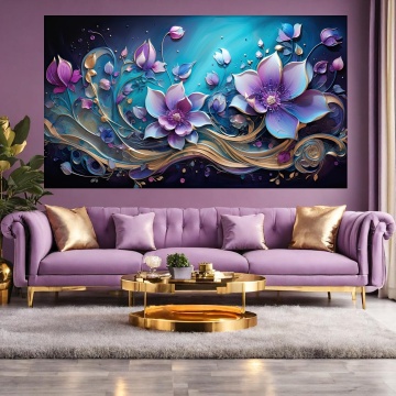 Tablou Canvas Dansul Vibrant Al Florilor BYL19