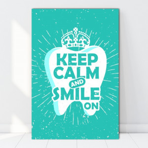 Tablou Canvas Keep Calm and Smile On TH36