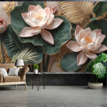 Fototapet Emerald Lotus Royale FLAR87 Birou Contemporan