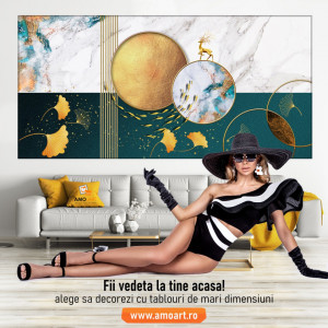Tablou Canvas Abstract Modern Living CTB77 - Img 3