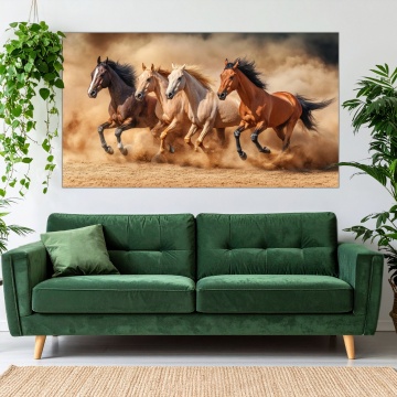 Tablou Canvas Spirit Liber – Armăsari ANLS44