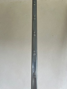 Stâlp de gard zincat Preria 50x30x1,5 h-210cm