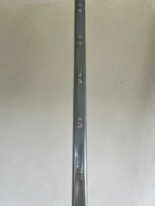 Stâlp de gard zincat Preria 50x30x1,5 h-180cm