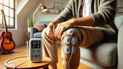 De ce un dispozitiv de electrostimulare musculara TENS EMS este cea mai bună soluție pentru gestionarea durerilor de genunchi