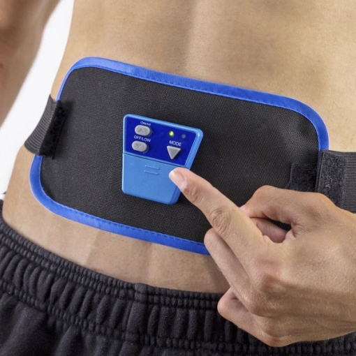 Centură de electrostimulare musculară cu 6 programe de exerciții și 10 nivele de intensitate