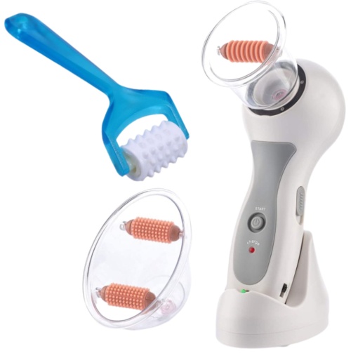Dispozitiv de masaj anticelulitic electric cu infrarosu, cu aspiratie si vacuum, alimentat prin USB