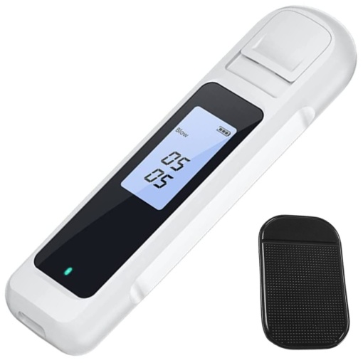 Etilotest Profesional Digital, Alcool Tester Portabil, Alb