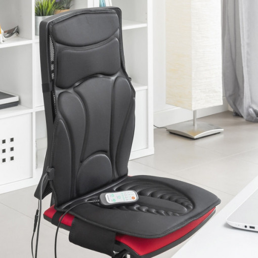 Husa pentru scaun auto sau scaun de birou cu Masaj Termal cu Design Modern și Ergonomic