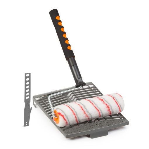 Set de Role pentru Vopsit cu Mâner Telescopic Reglabil, 4 Piese - Ideal pentru Părți și Tavan, Utilizare Ușoară și Eficientă