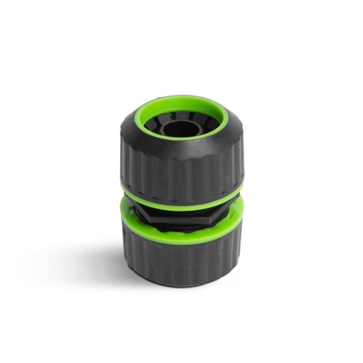 Extensie Conector Furtun 1/2" Cauciucat, Instalare Simplă & Rezistent la Scurgeri, Verde/Negru, 4 x 3,3 x 3,3 cm – Ideal pentru Sistemele de Irigație