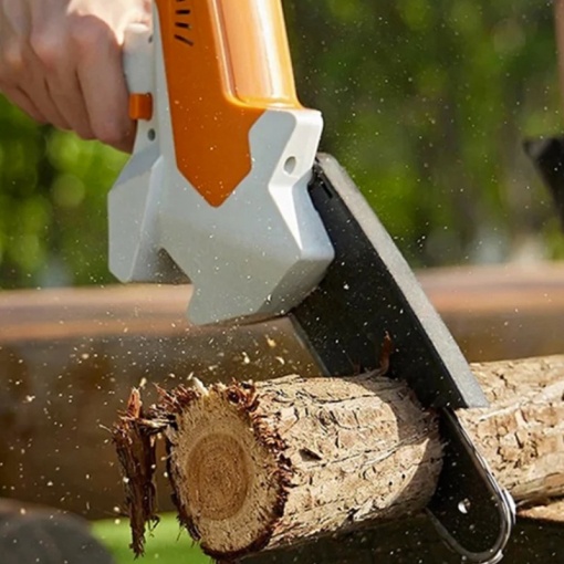 Mini Fierastrau cu Lanț si Acumulator pentru Tăierea Ramurilor - Ușoară, Ecologică și Portabilă