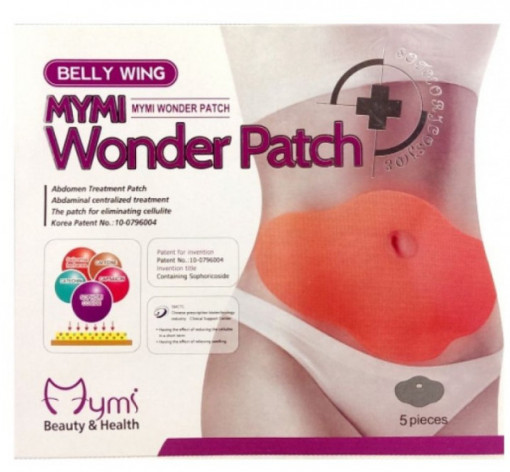 Set 5 Plasturi de Slăbit Mymi Wonder Patch – Soluție Naturală și Confortabilă pentru Conturarea Abdomenului