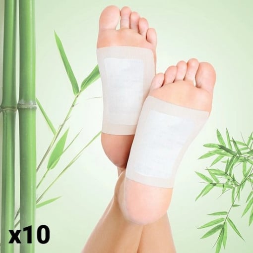 Set 10 Plasturi Detoxifiere Pentru Picioare