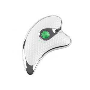 Aparat Pentru Masaj Facial Antirid si Lifting, cu Acumulator, Functie Vibratii si Incalzire Roz