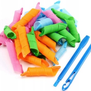 Bigudiuri Spiralate Magic Leverag pentru Bucle Maxi - Ușor de Utilizat, pentru Păr Scurt și Lung, Set de 18 Elemente - Img 2